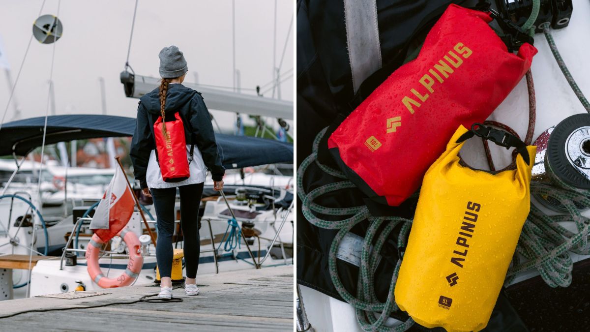 Alpinus Worek wodoszczelny Tutunendo-Hobart – pojemność 10 litrów